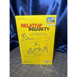 Relative Insanity Game -Jeff Foxworthy- Play Monster 4-12 Players /14+ Years Old